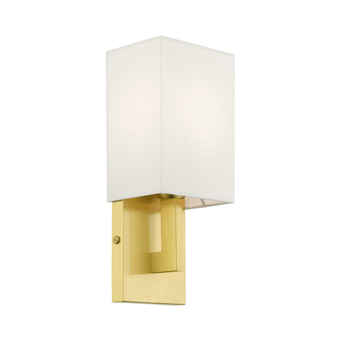 Livex Lighting 51101-12 One Light Wall Sconce, Satin Brass