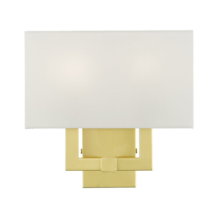 Livex Lighting 51103-12 Two Light Wall Sconce, Satin Brass