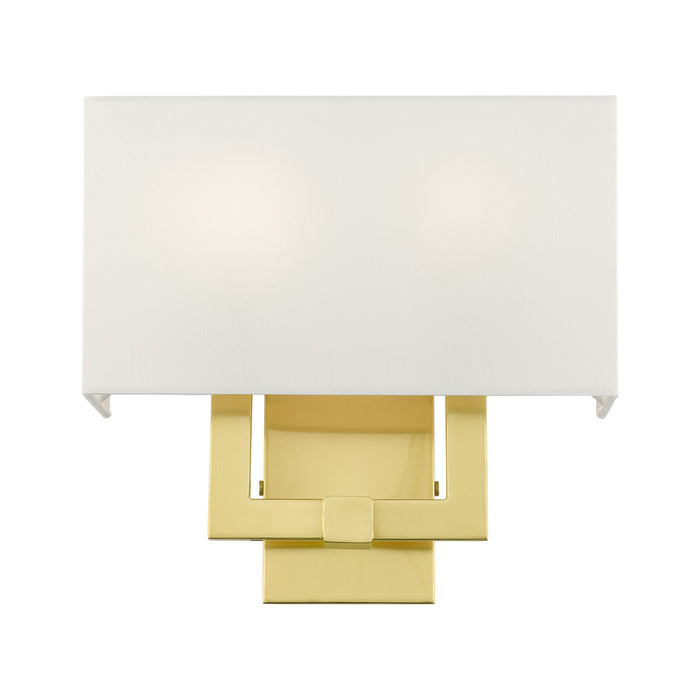 Livex Lighting 51103-12 Two Light Wall Sconce, Satin Brass