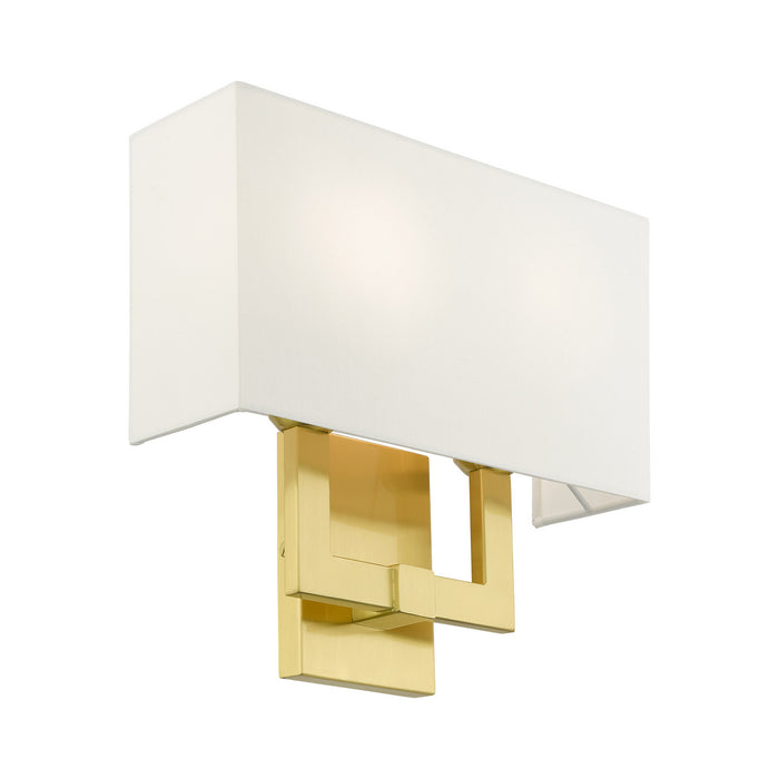 Livex Lighting 51103-12 Two Light Wall Sconce, Satin Brass
