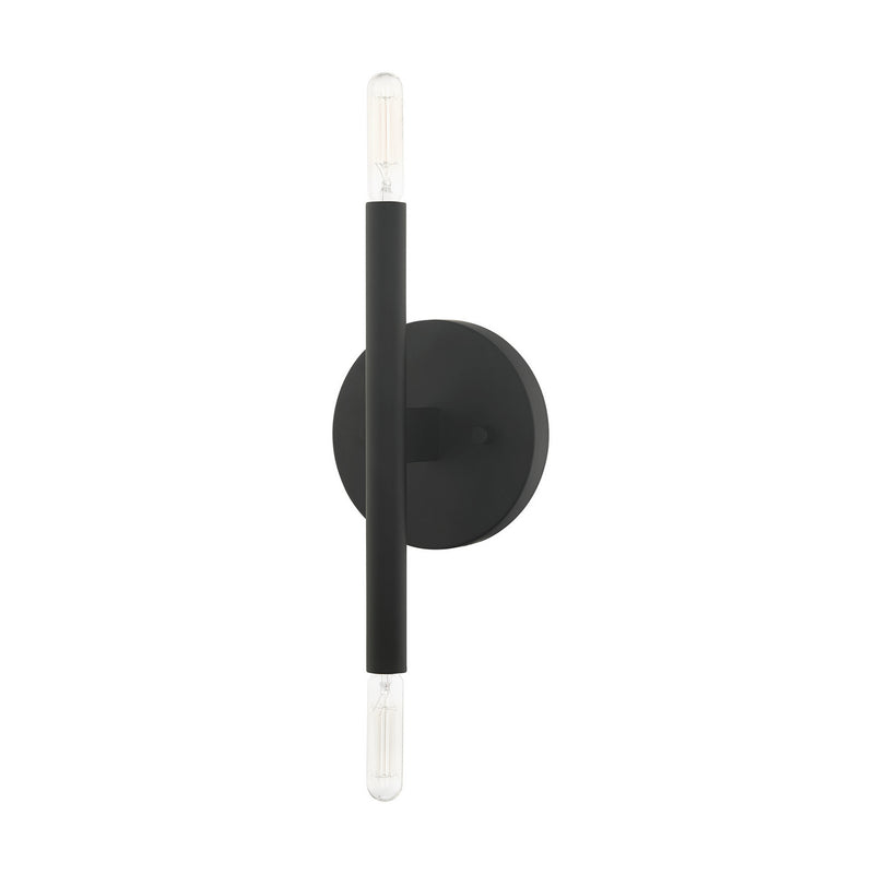 Livex Lighting 51172-04 Two Light Wall Sconce, Black