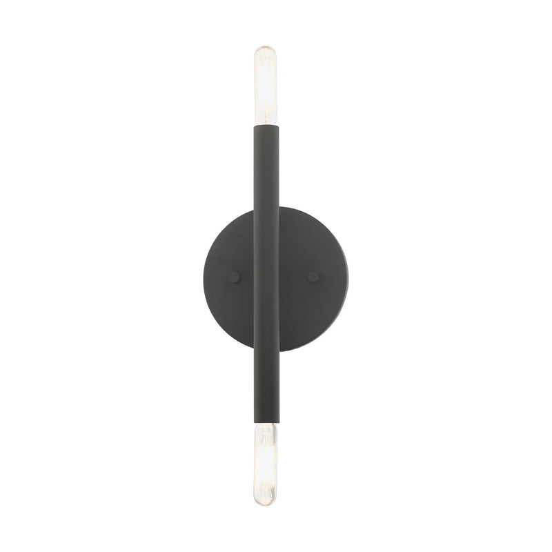 Livex Lighting 51172-04 Two Light Wall Sconce, Black