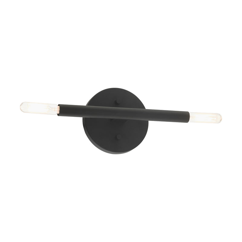 Livex Lighting 51172-04 Two Light Wall Sconce, Black