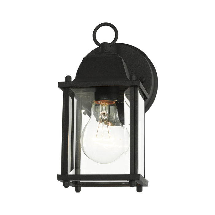 Livex Lighting 7506-14 One Light Outdoor Wall Lantern, Textured Black