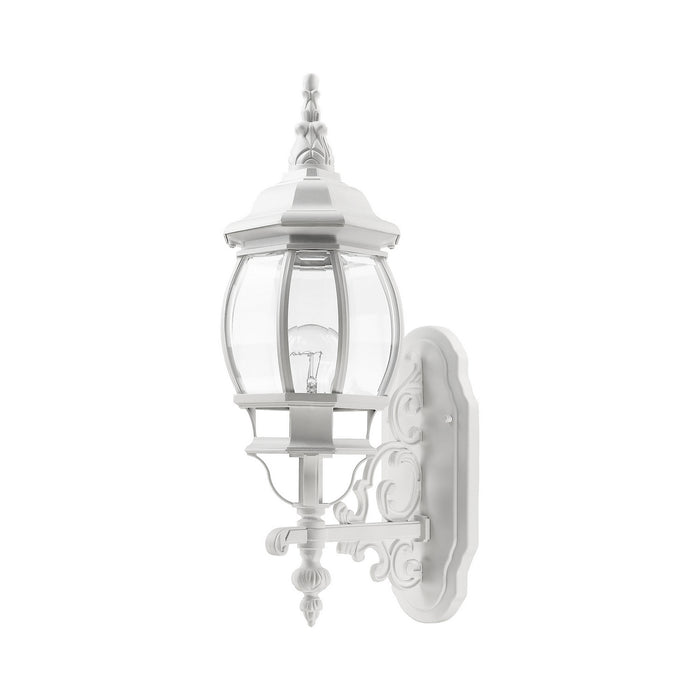 Livex Lighting 7520-13 One Light Outdoor Wall Lantern, Textured White