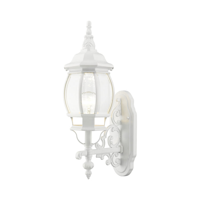 Livex Lighting 7520-13 One Light Outdoor Wall Lantern, Textured White
