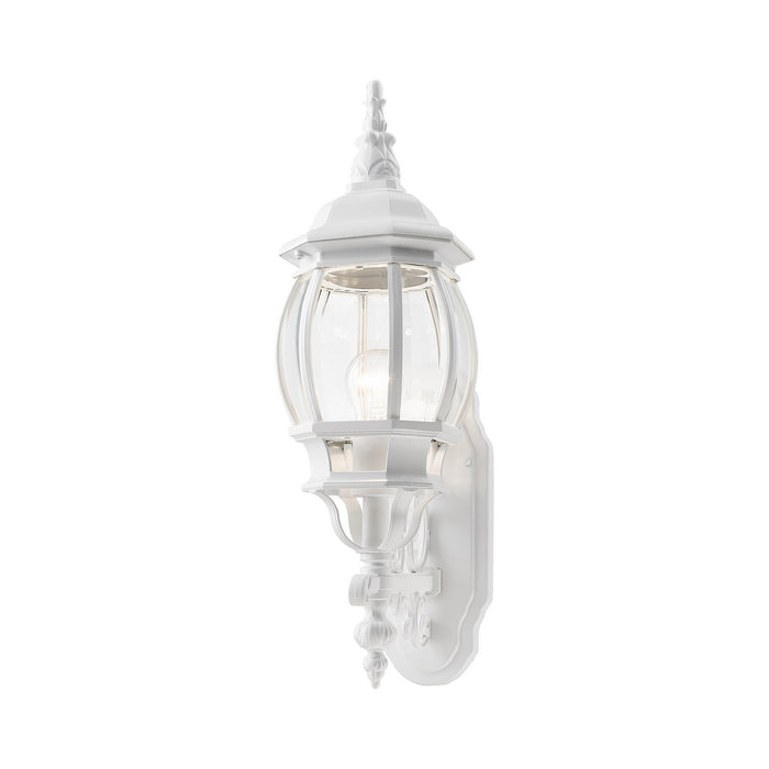 Livex Lighting 7520-13 One Light Outdoor Wall Lantern, Textured White