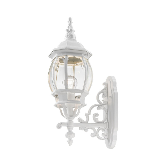 Livex Lighting 7520-13 One Light Outdoor Wall Lantern, Textured White