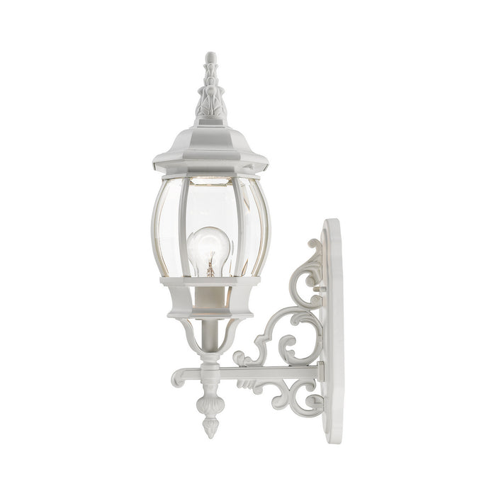 Livex Lighting 7520-13 One Light Outdoor Wall Lantern, Textured White