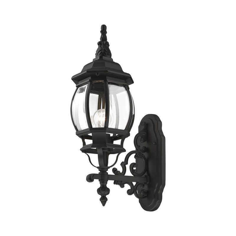 Livex Lighting 7520-14 One Light Outdoor Wall Lantern, Textured Black