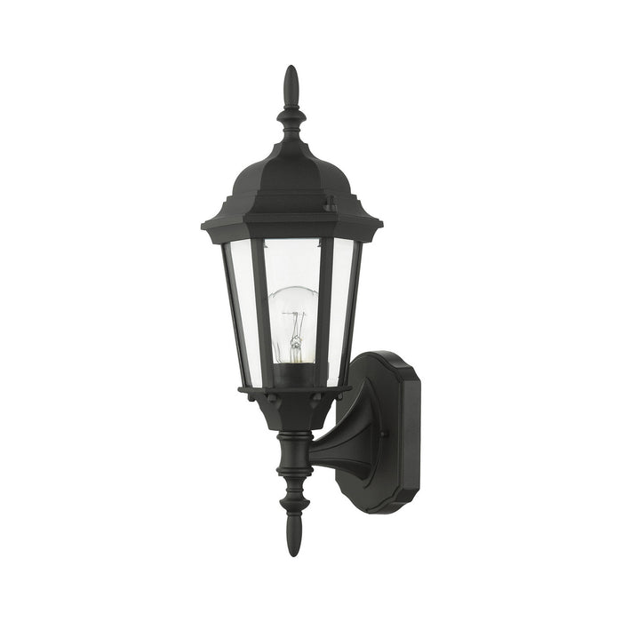 Livex Lighting 7551-14 One Light Outdoor Wall Lantern, Textured Black
