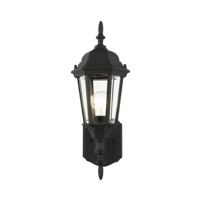 Livex Lighting 7551-14 One Light Outdoor Wall Lantern, Textured Black
