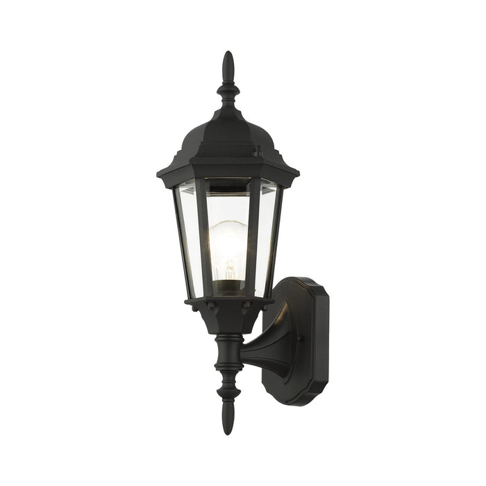 Livex Lighting 7551-14 One Light Outdoor Wall Lantern, Textured Black