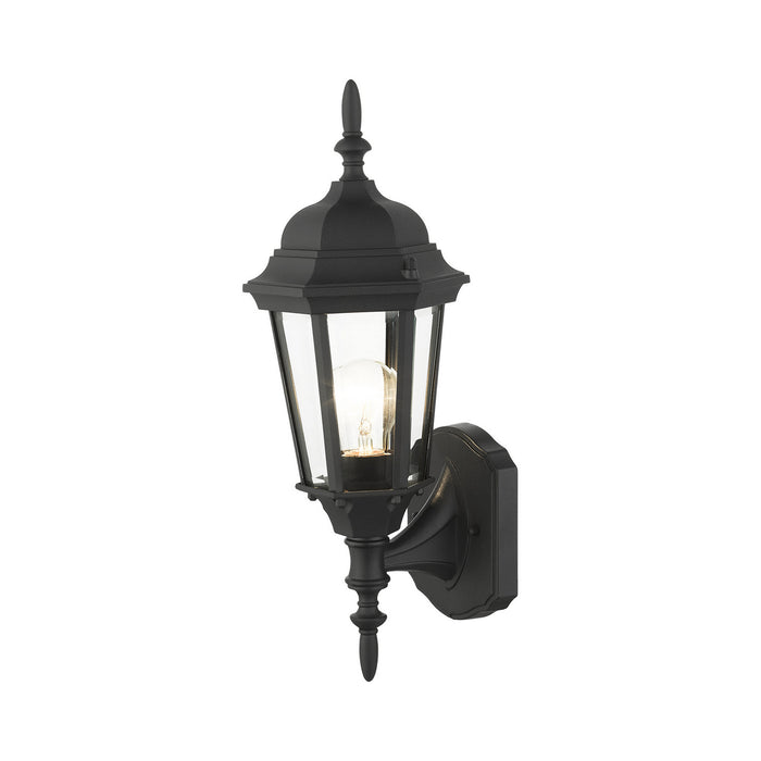 Livex Lighting 7551-14 One Light Outdoor Wall Lantern, Textured Black