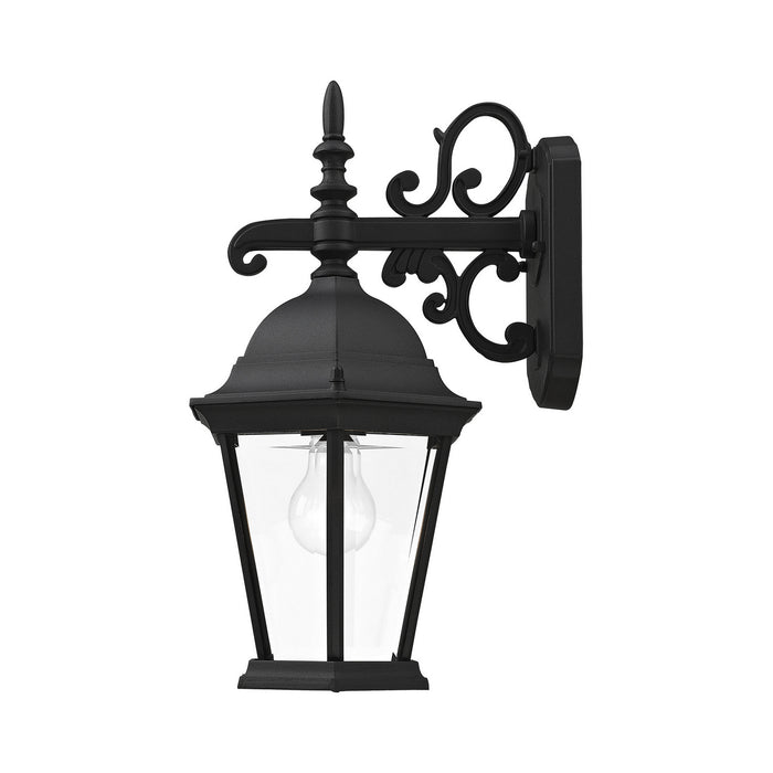 Livex Lighting 7555-14 One Light Outdoor Wall Lantern, Textured Black
