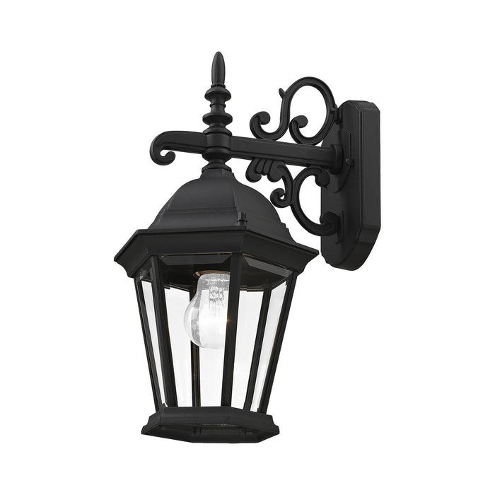 Livex Lighting 7555-14 One Light Outdoor Wall Lantern, Textured Black