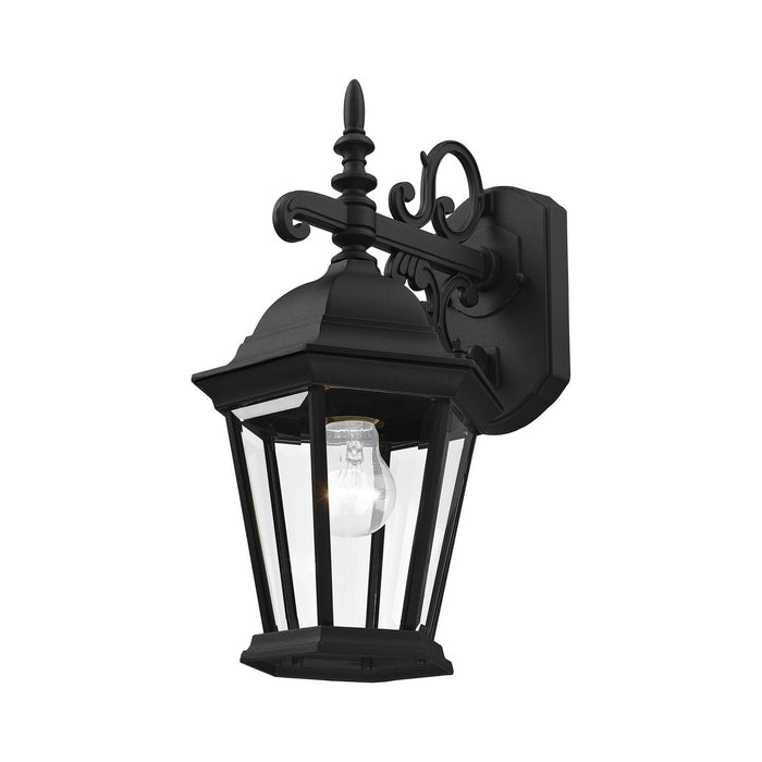 Livex Lighting 7555-14 One Light Outdoor Wall Lantern, Textured Black