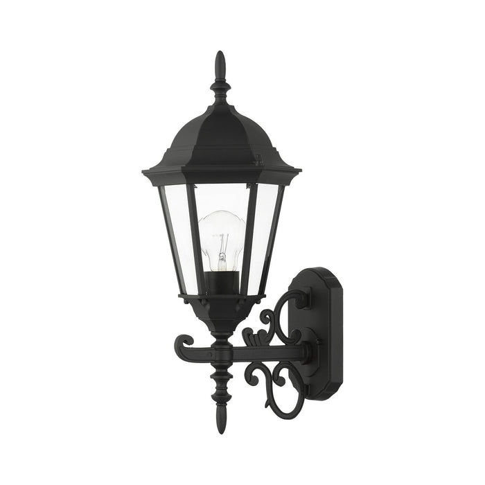 Livex Lighting 7556-14 One Light Outdoor Wall Lantern, Textured Black