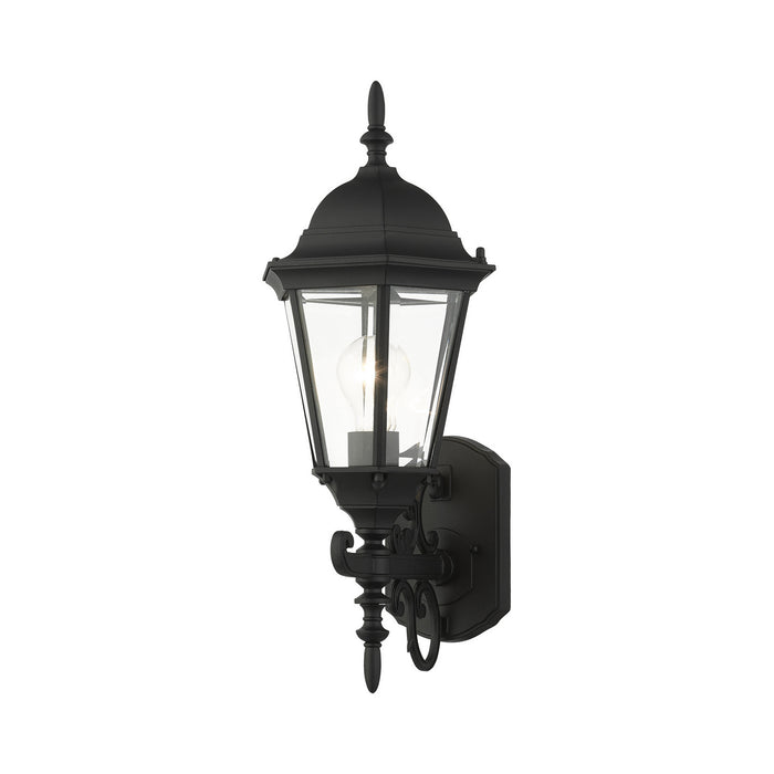 Livex Lighting 7556-14 One Light Outdoor Wall Lantern, Textured Black