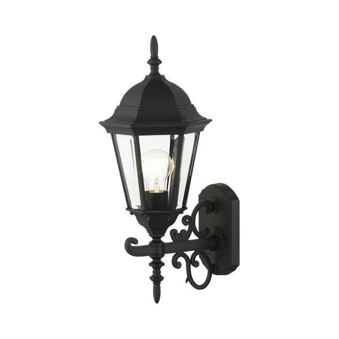Livex Lighting 7556-14 One Light Outdoor Wall Lantern, Textured Black