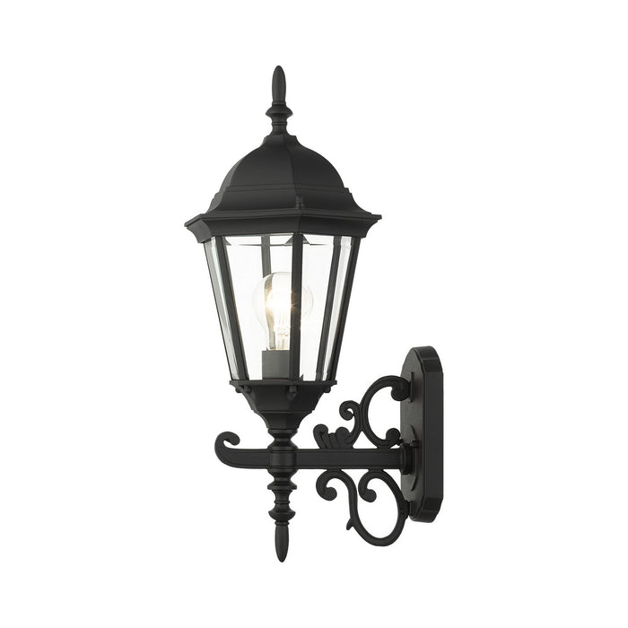 Livex Lighting 7556-14 One Light Outdoor Wall Lantern, Textured Black
