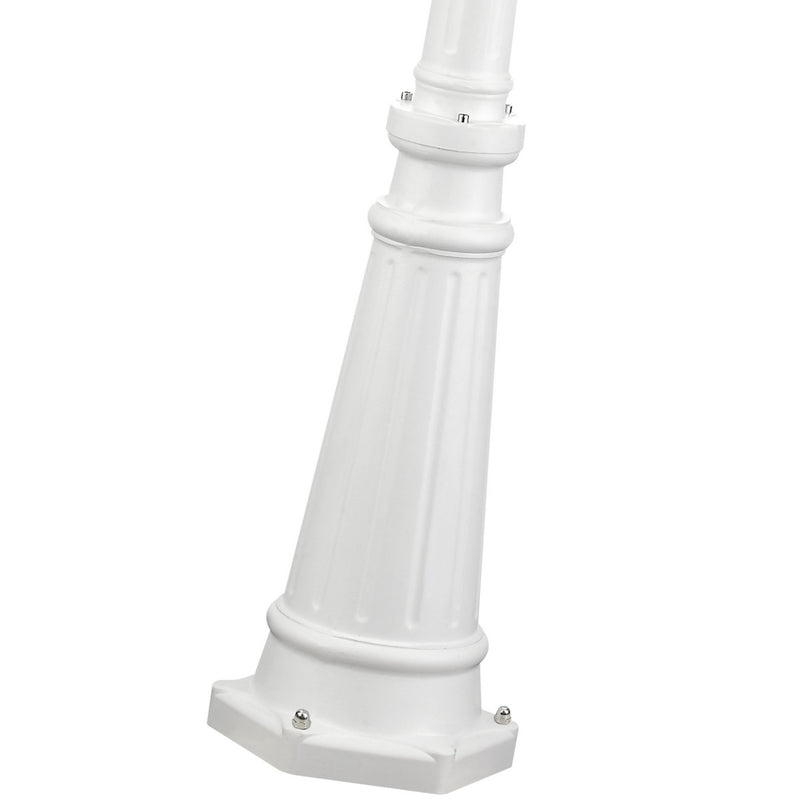 Livex Lighting 7711-13 Four Light Outdoor Post Mount, Textured White