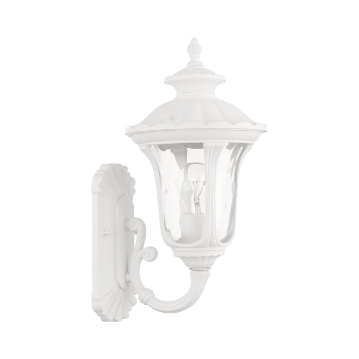 Livex Lighting 7850-13 One Light Outdoor Wall Lantern, Textured White