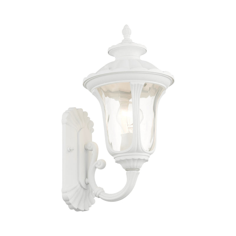 Livex Lighting 7850-13 One Light Outdoor Wall Lantern, Textured White