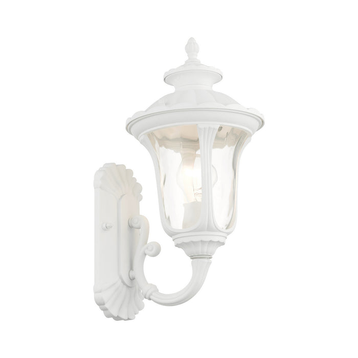 Livex Lighting 7850-13 One Light Outdoor Wall Lantern, Textured White