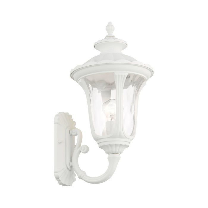 Livex Lighting 7852-13 One Light Outdoor Wall Lantern, Textured White