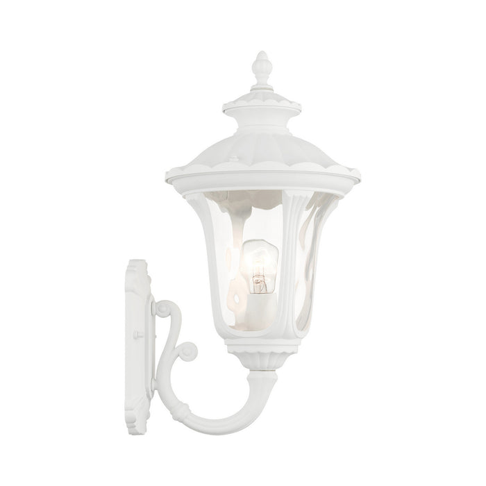 Livex Lighting 7852-13 One Light Outdoor Wall Lantern, Textured White