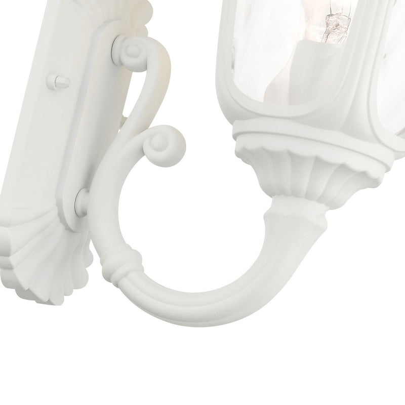 Livex Lighting 7852-13 One Light Outdoor Wall Lantern, Textured White
