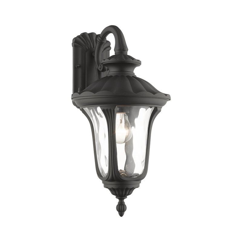 Livex Lighting 7853-14 One Light Outdoor Wall Lantern, Textured Black