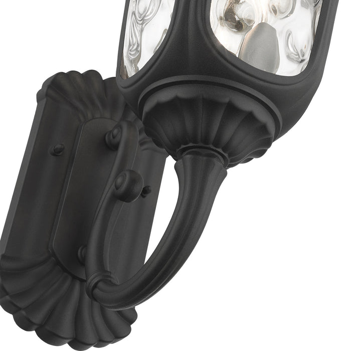 Livex Lighting 7856-14 Three Light Outdoor Wall Lantern, Textured Black