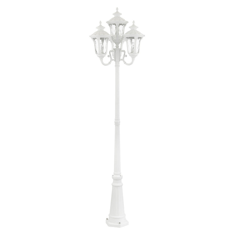 Livex Lighting 7869-13 Four Light Outdoor Post Mount, Textured White