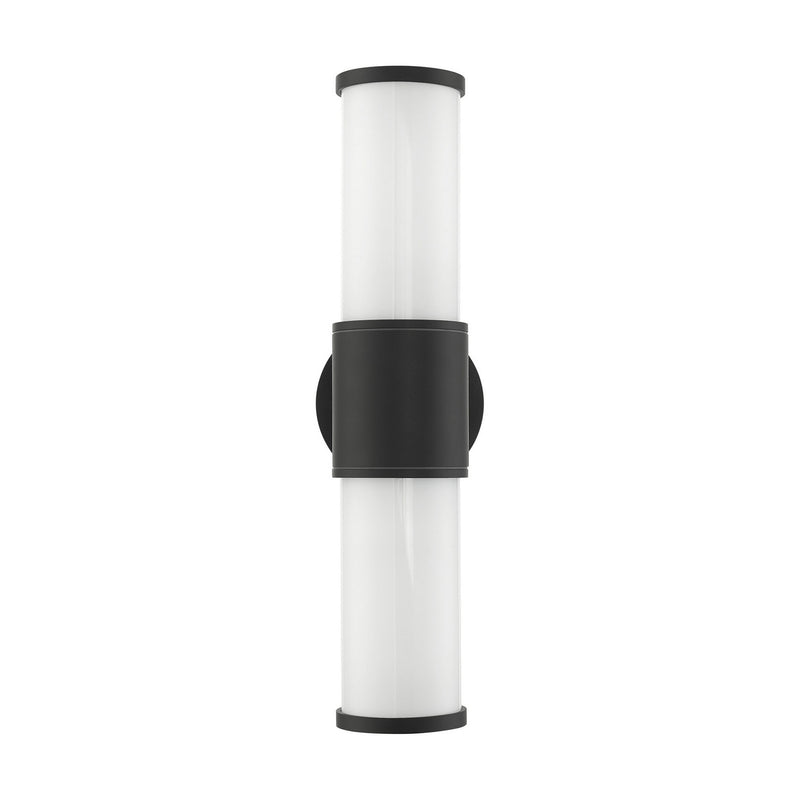 Livex Lighting 79322-14 Two Light Outdoor Wall Lantern, Textured Black