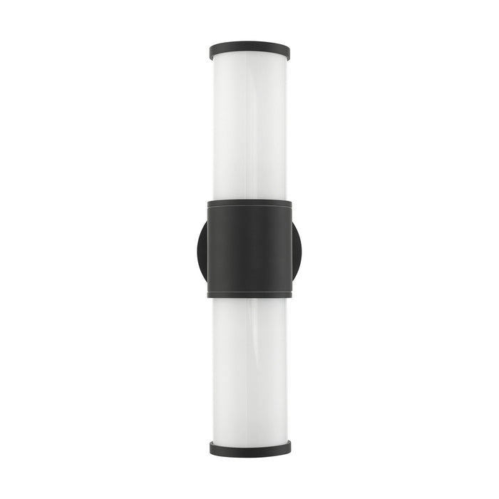 Livex Lighting 79322-14 Two Light Outdoor Wall Lantern, Textured Black