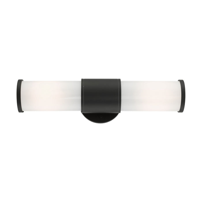 Livex Lighting 79322-14 Two Light Outdoor Wall Lantern, Textured Black