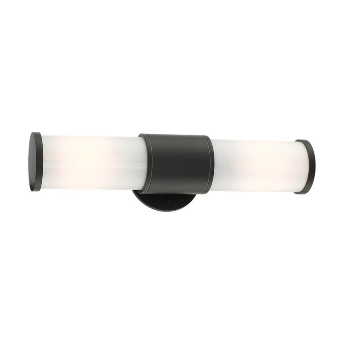 Livex Lighting 79322-14 Two Light Outdoor Wall Lantern, Textured Black