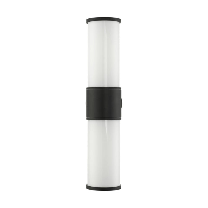 Livex Lighting 79324-14 Two Light Outdoor Wall Lantern, Textured Black