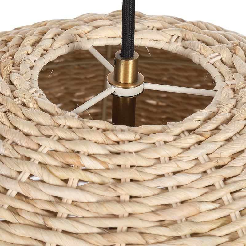 Uttermost 21536 One Light Pendant, Antique Brass