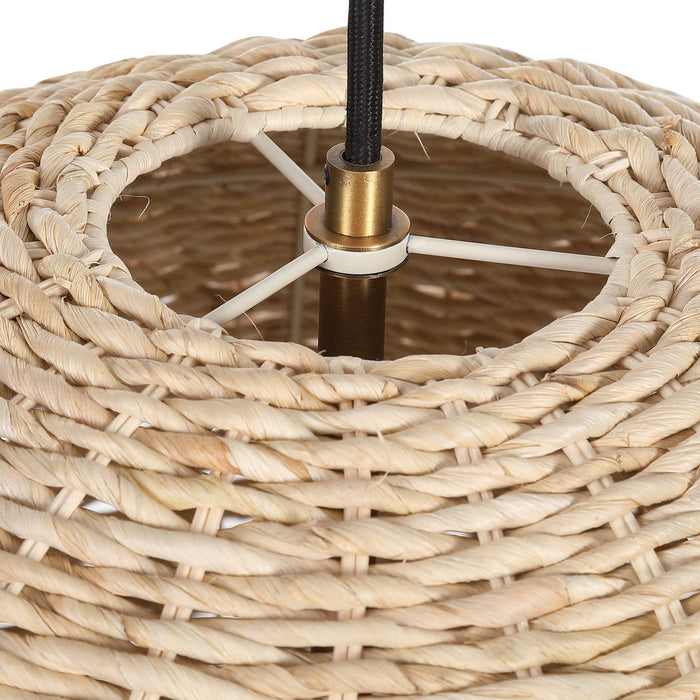 Uttermost 21536 One Light Pendant, Antique Brass