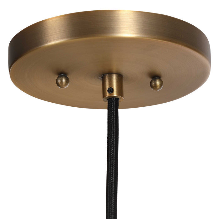 Uttermost 21536 One Light Pendant, Antique Brass
