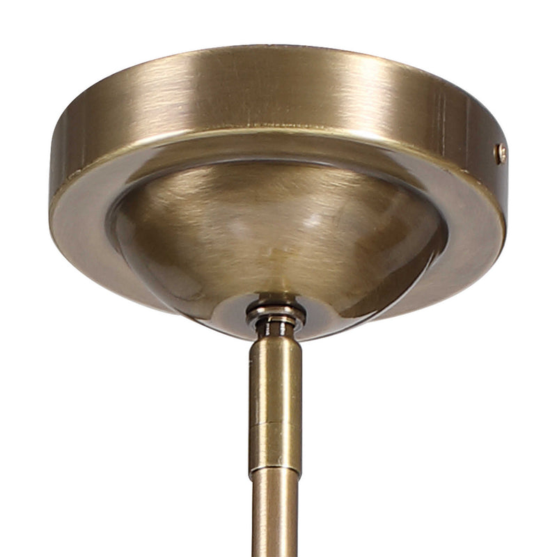Uttermost 21540 One Light Pendant, Antique Brass