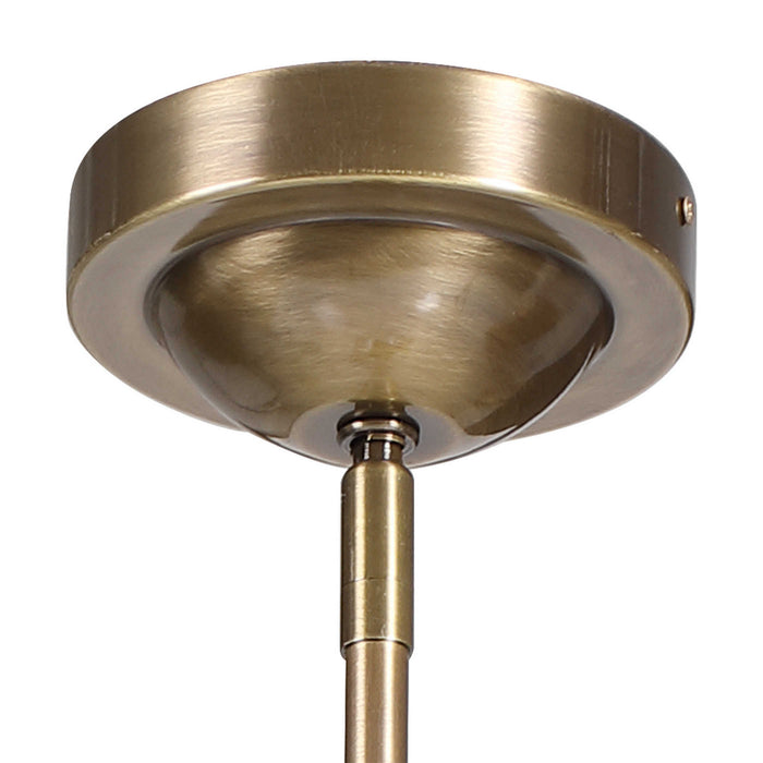 Uttermost 21540 One Light Pendant, Antique Brass