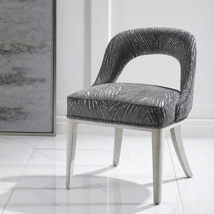 Uttermost 23585-2 Accent Chair, S/2, Solid Wood