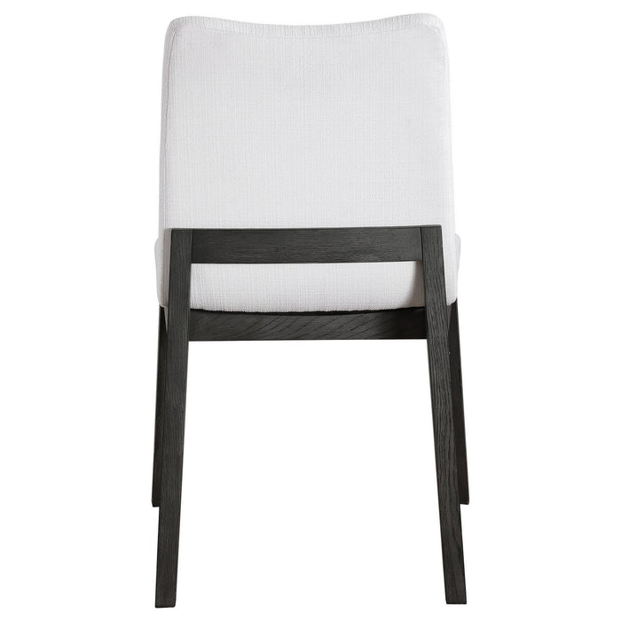 Uttermost 23586-2 Armless Chair S/2, Solid Oak Wood