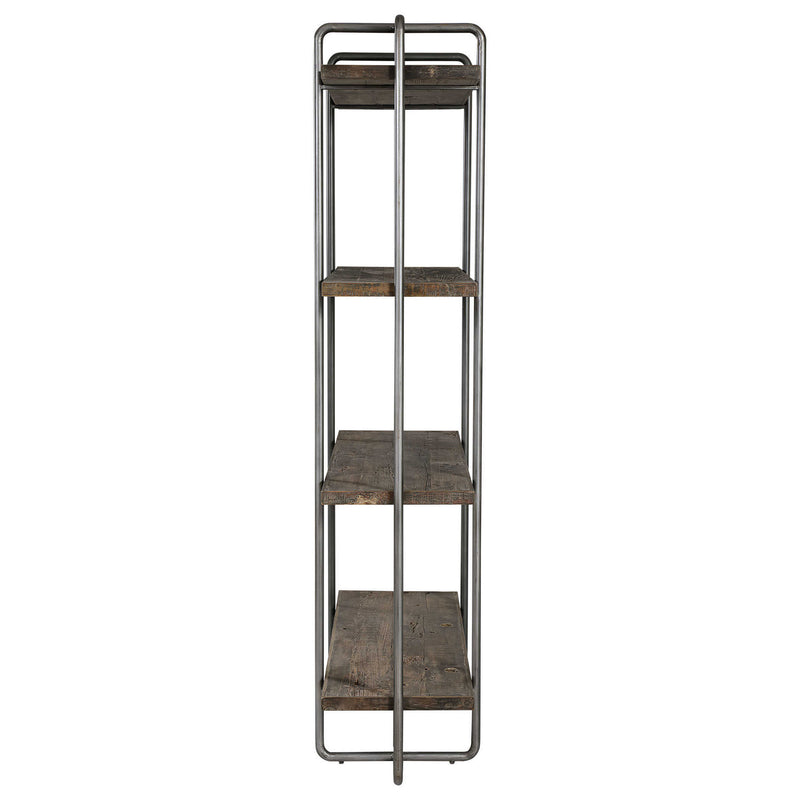Uttermost 24970 Etagere, Dark Brushed Pewter