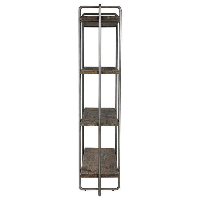 Uttermost 24970 Etagere, Dark Brushed Pewter