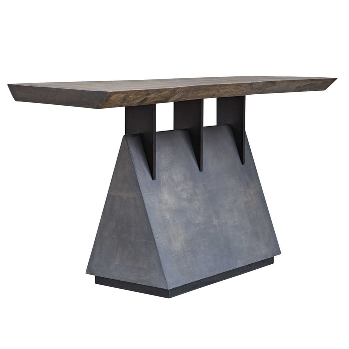 Uttermost 25482 Console Table, Mahogany Wood